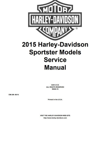 Unlock the full potential of your 2015 Harley-Davidson Sportster lineup with the comprehensive Service Manual 99484-15, available in a convenient PDF format. This essential guide covers the Iron 883, Forty-Eight, SuperLow, Seventy-Two, 1200 Custom, and SuperLow 1200T models, providing you with detailed maintenance instructions, troubleshooting tips, and specifications to keep your bike running smoothly. Whether you're a seasoned mechanic or a DIY enthusiast, this manual is your go-to resource for ensuring y