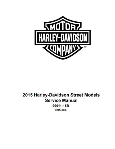 Unlock the full potential of your 2015 Harley-Davidson Street series with the comprehensive Service Manual 99611-15B, available in a convenient PDF format. This essential guide covers the Street 500, Street 750, Street Bob, and Street Glide models, providing detailed instructions for maintenance, troubleshooting, and repairs. With clear diagrams and step-by-step procedures, you'll have the confidence to tackle any service task, ensuring your bike runs smoothly and efficiently. Don't miss out on the opportun