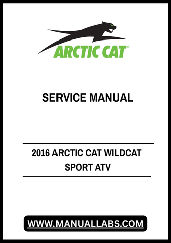 Unlock the full potential of your 2016 Arctic Cat Wildcat Sport ATV with our comprehensive service manual in PDF format. This essential guide is designed to provide you with detailed information on maintenance, troubleshooting, and repair procedures, ensuring your ATV runs smoothly and efficiently.