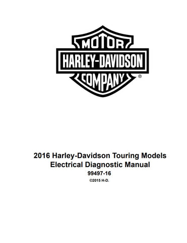Unlock the full potential of your 2016 Harley-Davidson Touring model with the comprehensive Electrical Diagnostic Manual (Part Number 99497-16). This PDF file is an essential resource for both seasoned mechanics and DIY enthusiasts, providing detailed troubleshooting guides, wiring diagrams, and step-by-step diagnostic procedures. Ensure your motorcycle runs smoothly and efficiently by diagnosing electrical issues with confidence, saving you time and money on repairs. Elevate your maintenance game and keep 