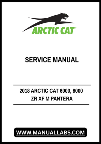 Unlock the full potential of your 2018 Arctic Cat 6000, 8000 ZR XF M Pantera Norseman with our comprehensive service manual in PDF format. This essential guide is designed to provide you with detailed instructions, diagrams, and troubleshooting tips to keep your snowmobile running smoothly and efficiently.