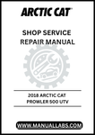 UNLOCK THE FULL POTENTIAL OF YOUR 2018 ARCTIC CAT PROWLER 500 WITH OUR COMPREHENSIVE UTV SHOP SERVICE REPAIR MANUAL, AVAILABLE FOR INSTANT PDF DOWNLOAD. 
