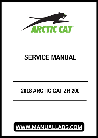 Unlock the full potential of your 2018 Arctic Cat ZR 200 with our comprehensive service manual in PDF format. This essential guide is designed to provide you with detailed instructions and insights, ensuring that you can maintain and repair your snowmobile with confidence.