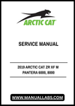 Unlock the full potential of your 2019 Arctic Cat ZR XF M Pantera 6000 and 8000 snowmobiles with our comprehensive service manual in PDF format. This essential guide is designed to provide you with detailed information on maintenance, troubleshooting, and repair procedures, ensuring your snowmobile operates at peak performance all season long.