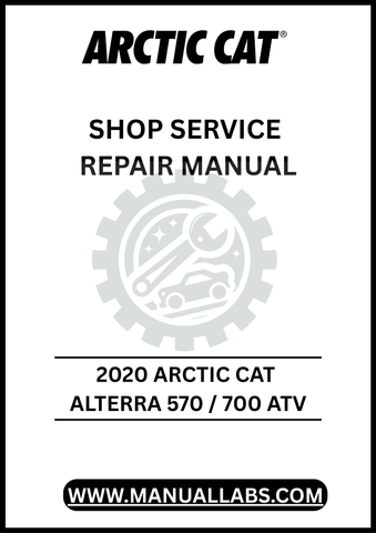 Unlock the full potential of your 2020 Arctic Cat Alterra 570/700 ATV with our comprehensive Shop Service Repair Manual, available for instant PDF download. 