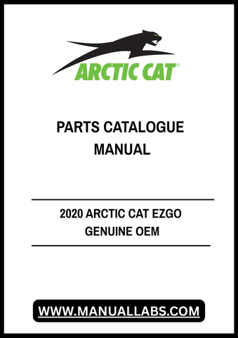 Discover the ultimate resource for your 2020 Arctic Cat EZGO with our Genuine OEM Parts Catalogue Manual in PDF format. This comprehensive guide is designed to help you easily identify and order the exact parts you need for maintenance and repairs, ensuring your vehicle runs smoothly and efficiently.