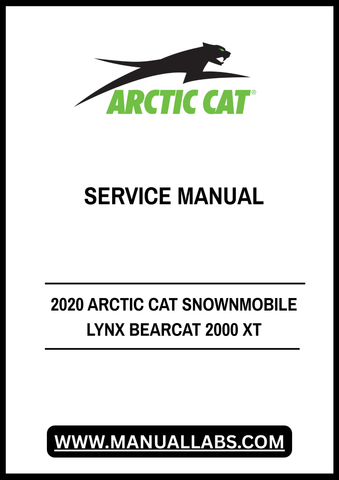Unlock the full potential of your 2020 Arctic Cat Lynx Bearcat 2000 XT with our comprehensive service manual in PDF format. This essential guide is designed to provide you with detailed insights into maintenance, troubleshooting, and repair procedures, ensuring your snowmobile operates at peak performance all winter long.