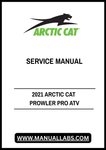 Unlock the full potential of your 2021 Arctic Cat Prowler Pro ATV with our comprehensive service manual in PDF format. This essential guide is designed to provide you with detailed instructions, diagrams, and troubleshooting tips to keep your ATV running smoothly and efficiently.