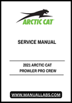 Unlock the full potential of your 2021 Arctic Cat Prowler Pro Crew with our comprehensive service manual in PDF format. This essential guide is designed to provide you with detailed instructions, diagrams, and troubleshooting tips to keep your vehicle running smoothly and efficiently.