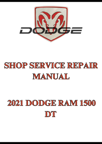 2021 DODGE RAM 1500 DT SHOP SERVICE REPAIR MANUAL - PDF