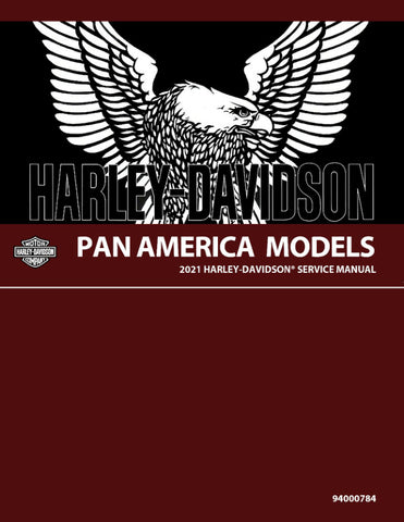 Unlock the full potential of your 2021 Harley-Davidson Pan America with the comprehensive Service Manual (Part Number: 94000784) in PDF format. This essential guide provides detailed instructions, diagrams, and troubleshooting tips to help you maintain and repair your motorcycle with confidence. Whether you're a seasoned mechanic or a DIY enthusiast, this manual ensures you have all the information you need at your fingertips, making it easier than ever to keep your ride in peak condition. Don't miss out on
