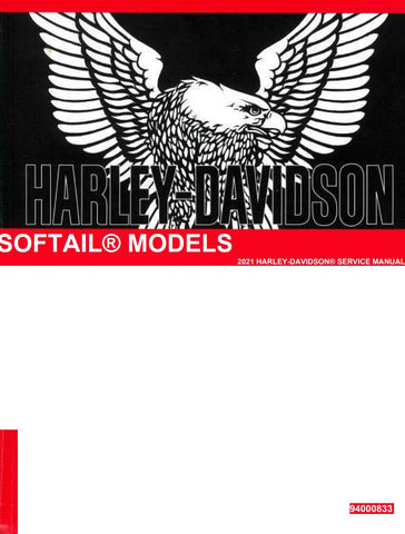 Unlock the full potential of your 2021 Harley-Davidson Softail with the comprehensive Service Manual (94000833) in PDF format. This essential guide covers everything from the Street Bob to the Low Rider, Slim, Fat Boy, Heritage, and Breakout models, providing detailed instructions and diagrams to ensure your bike runs smoothly. Whether you're a seasoned mechanic or a DIY enthusiast, this manual is your go-to resource for maintenance, troubleshooting, and repairs, helping you keep your ride in peak condition