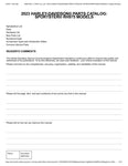 Unlock the full potential of your 2023 Harley-Davidson Sportster RH975 with the comprehensive Parts Catalog Manual (94001044) in PDF format. This essential resource provides detailed diagrams and specifications, ensuring you have all the information needed for maintenance, repairs, and upgrades. Whether you're a seasoned mechanic or a DIY enthusiast, this manual is designed to enhance your riding experience and keep your bike in peak condition. Don't miss out on the opportunity to elevate your Harley owners