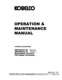 KOBELCO HYDRAULIC EXCAVATOR SK210LC VI SK250LC VI OPERATOR MANUAL