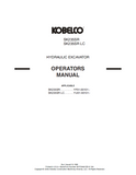 KOBELCO HYDRAULIC EXCAVATOR SK235SR SK235SRLC (S2YF03401ZE01) OPERATOR