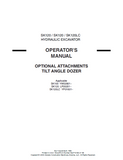 HYDRAULIC EXCAVATOR SK100 SK120 SK120LC OPERATOR MANUAL00L OPERATOR MANUAL