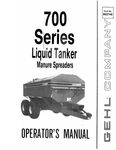 GEHL 700 SERIES MANURE SPREADERS (903748) OPERATOR MANUAL PDF DOWNLOAD