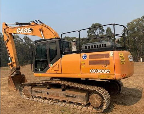 CASE CX300C CRAWLER EXCAVATOR SERVICE REPAIR MANUAL - PFD FILE