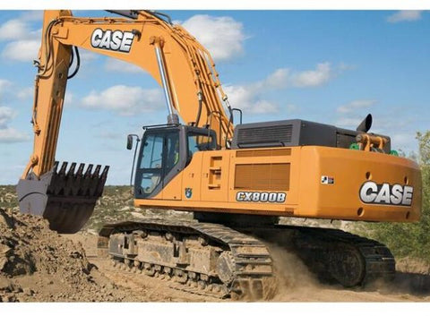 CASE CX800B CRAWLER EXCAVATOR SERVICE REPAIR MANUAL - PFD FILE