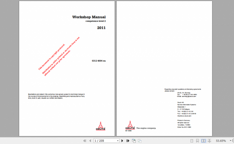 Unlock the full potential of your 4004 2011 Deutz Engine with the comprehensive 0312 Competence Level 2 Workshop Manual. This expertly crafted PDF file is designed to provide you with in-depth knowledge and practical guidance, 