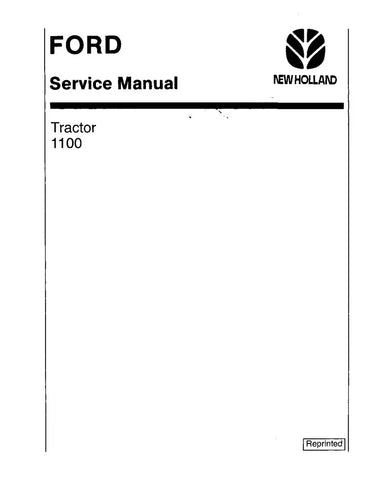 FORD 1100 TRACTOR SERVICE MANUAL - PDF FILE