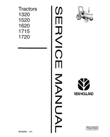 FORD 1320, 1520, 1620, 1715 AND 1720 TRACTOR SERVICE MANUAL - PDF FILE