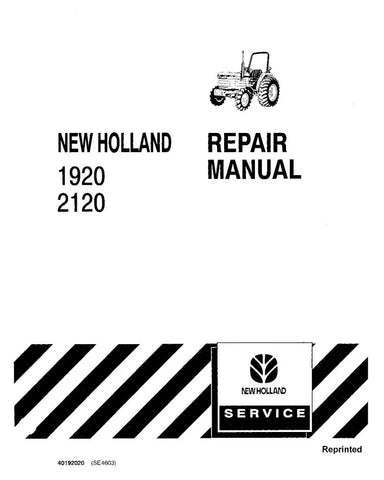 FORD 1920 AND 2120 TRACTOR REPAIR MANUAL - PDF FILE