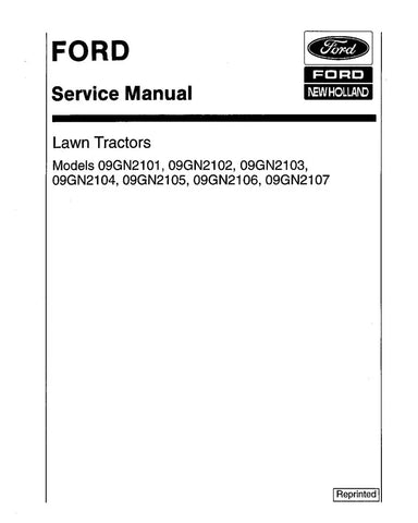 FORD LT11 LAWN TRACTOR SERVICE MANUAL - PDF FILE