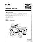 FORD YT12.5, YT14, YT16 H, YT18 H LAWN TRACTOR SERVICE MANUAL - PDF FILE