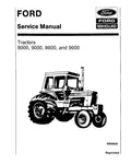 FORD 8000, 8600, 9000 AND 9600 TRACTOR SERVICE MANUAL - PDF FILE