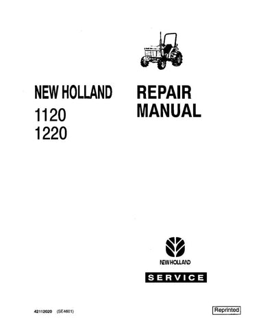 FORD 1120, 1215 AND 1220 TRACTOR REPAIR MANUAL - PDF FILE