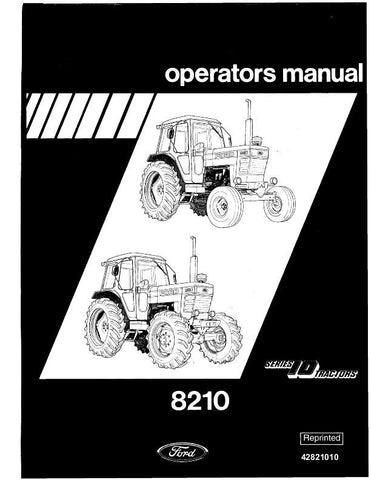 8210 Ford Series Tractor - New Holland Operator's Manual 42821010 Download PDF - Manual labs