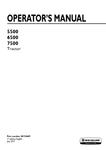 5500, 6500, 7500 Tractor - New Holland Operator's Manual 48134669 Download PDF - Manual labs