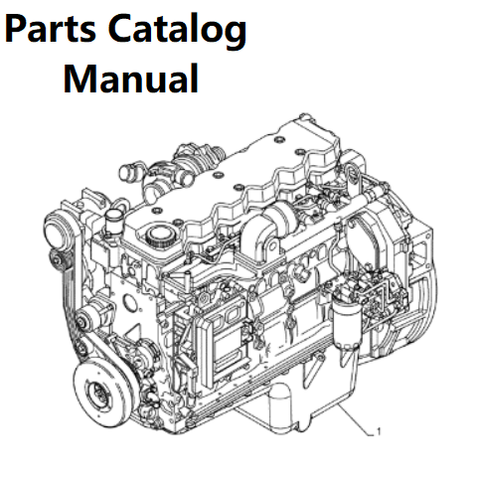 Parts Catalog Manual - New Holland B006 Engine F4HFE613D 5801925168-47748447 TC5.90 TIER 4B & TC5.90 hillside TIER4B - PDF Book (Delivery)