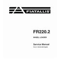 FIAT-ALLIS FR220.2 WHEELED LOADER SERVICE MANUAL 60402209 - PDF FILE