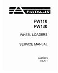 FIAT-ALLIS FW110 AND FW130 WHEELED LOADER SERVICE MANUAL 60402223 - PDF FILE