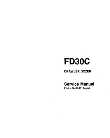 FIAT-ALLIS FD30C CRAWLER DOZER SERVICE MANUAL 60402251 - PDF FILE