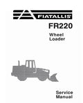 FIAT-ALLIS FR220 WHEELED LOADER SERVICE MANUAL 60406546 - PDF FILE