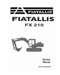 FIAT-ALLIS FX210 CRAWLER EXCAVATOR SERVICE MANUAL 60406755 - PDF FILE
