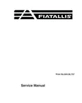 FIAT-ALLIS FX250 CRAWLER EXCAVATOR SERVICE MANUAL 60406757 - PDF FILE