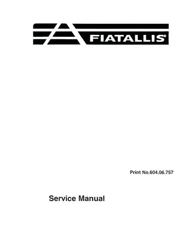 FIAT-ALLIS FX250 CRAWLER EXCAVATOR SERVICE MANUAL 60406757 - PDF FILE