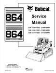 BOBCAT 864, 864 HIGH FLOW SERVICE MANUAL 6900945 - PDF FILE