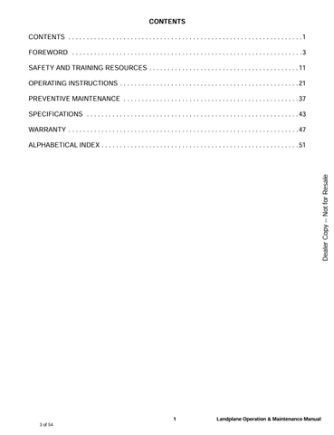 BOBCAT UTV LANDPLANE (7282136ENUS) OPERATION & MAINTENANCE MANUAL PDF FILE