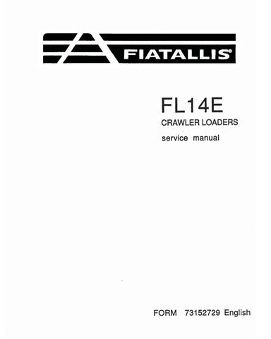 FIAT FL14E AND FL175 CRAWLER LOADER SERVICE MANUAL - PDF FILE