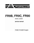 FIAT-ALLIS FR90, FR9B AND FR9C WHEELED LOADER SERVICE MANUAL - PDF FILE