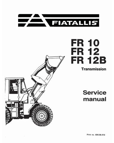 FIAT-ALLIS FR12B WHEELED LOADER SERVICE MANUAL - PDF FILE