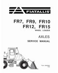 FIAT-ALLIS FR15B WHEELED LOADER SERVICE MANUAL - PDF FILE
