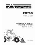 FIAT-ALLIS FR20 AND FR20B WHEELED LOADER SERVICE MANUAL - PDF FILE