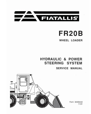 FIAT-ALLIS FR20 AND FR20B WHEELED LOADER SERVICE MANUAL - PDF FILE