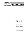 FIAT-ALLIS FD14E WHEELED LOADER SERVICE MANUAL - PDF FILE
